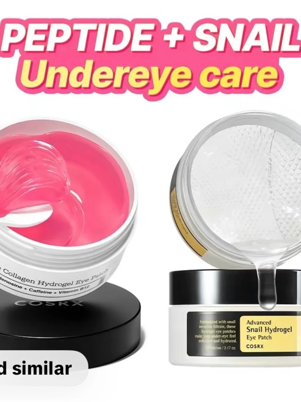 COSRX Viral Eye Patches Discovery Set - Pink & Orange Gel Patches